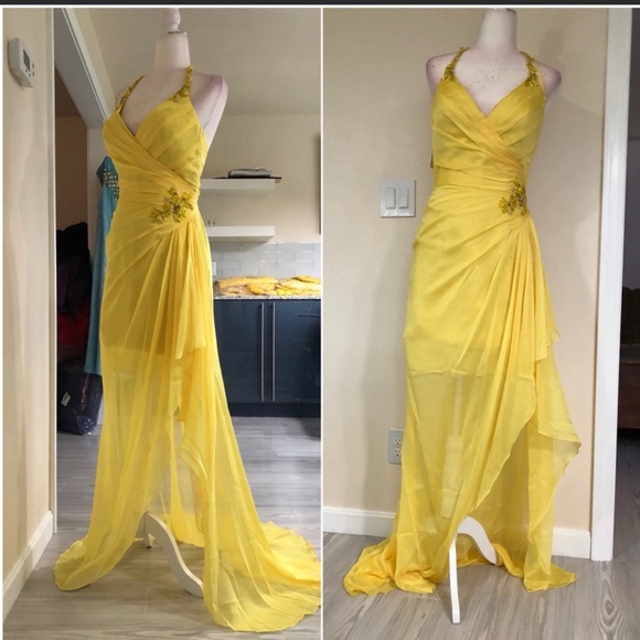 Enzoani Love 16 Dresses & Skirts - Tie Halter Mini with train